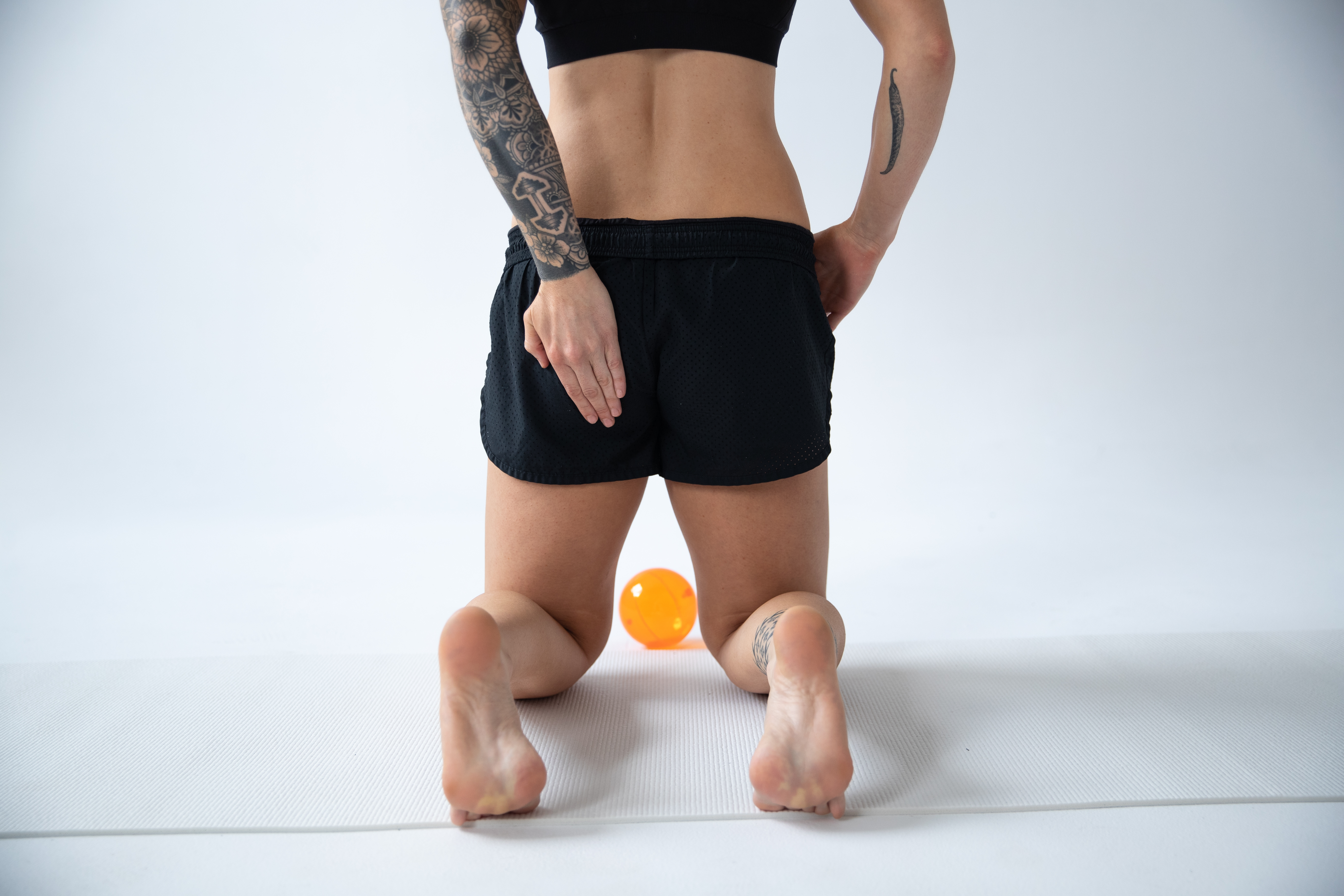 Using the Hip Release Ball on the glute